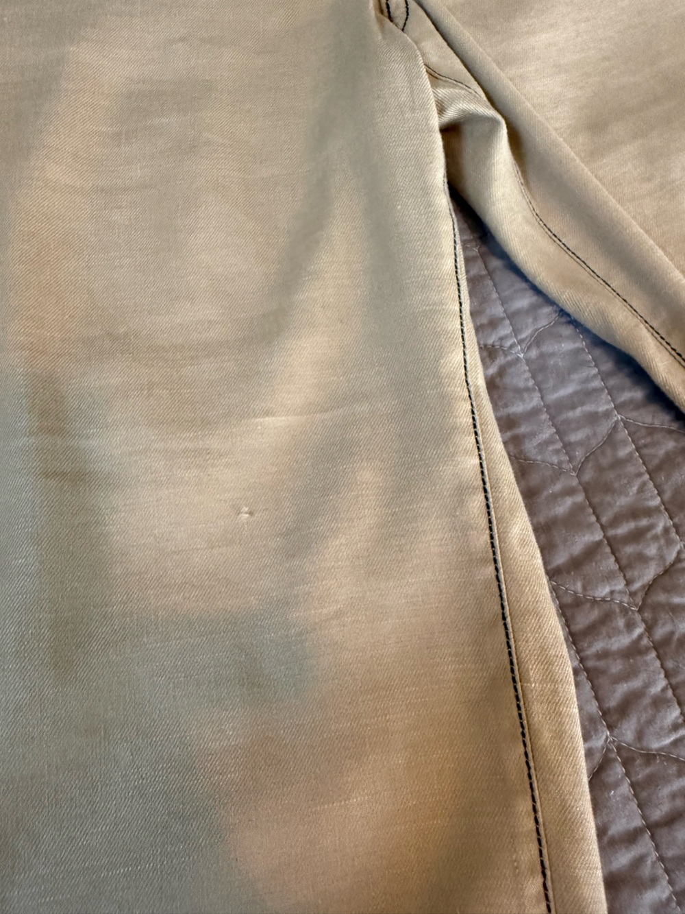 NWT Maeve The Colette Cropped Wide- Leg Pants w/ Contrast Stitching Linen - Picture 14 of 14